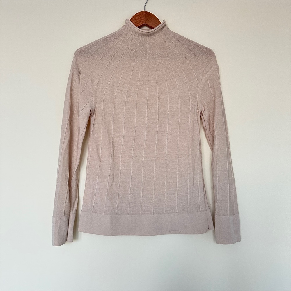COS Elegant Cream Turtleneck Sweater SMALL